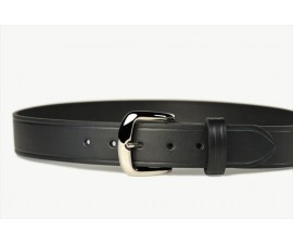Mens Leather Belt Black 38mm-107Q